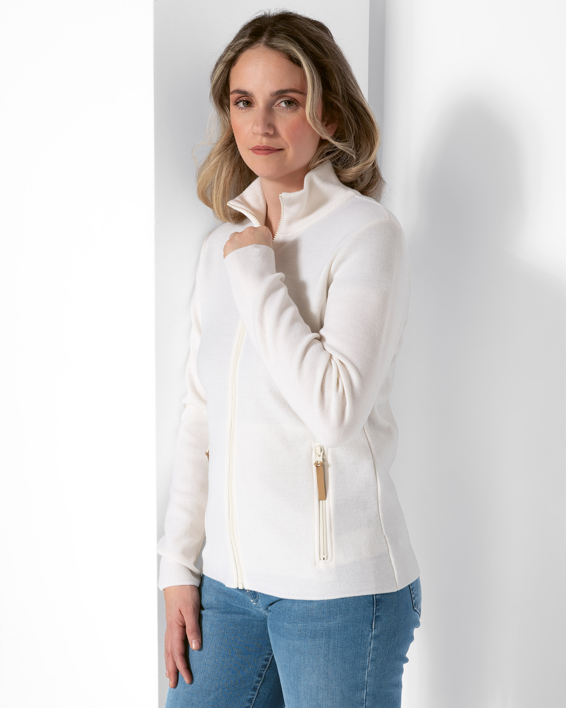 Merino Strickjacke