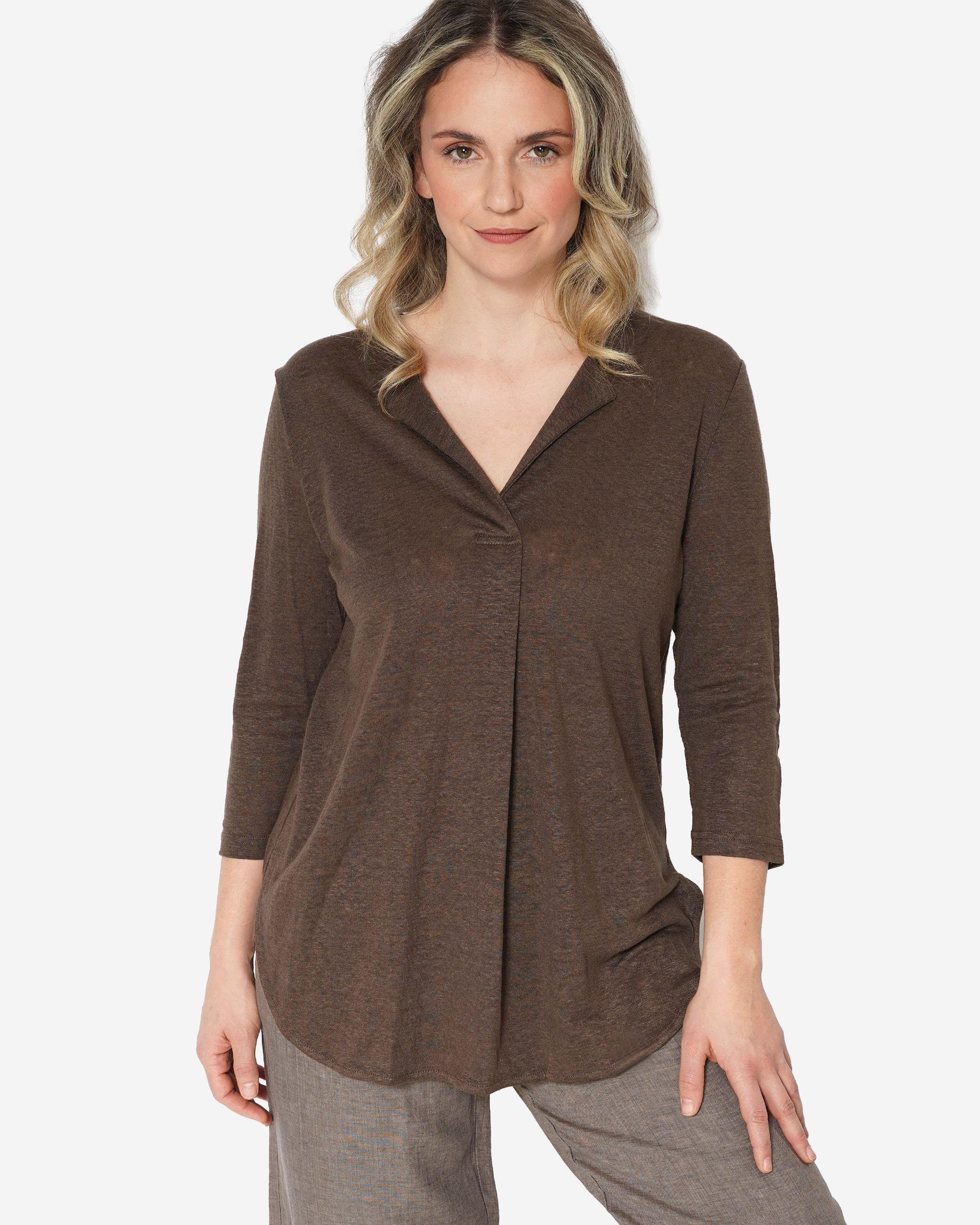 Leinen Blusenshirt