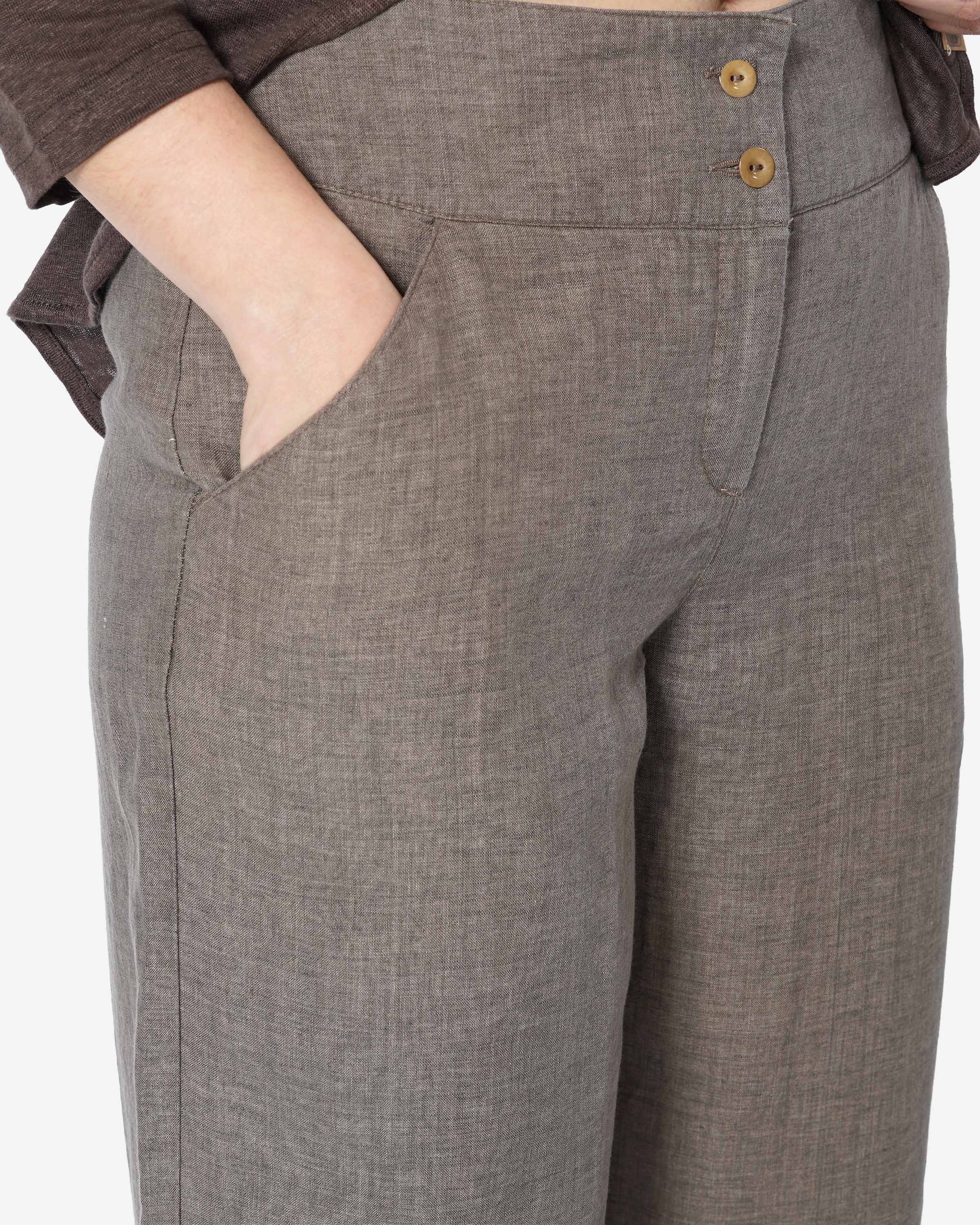 Leinen-Marlenehose