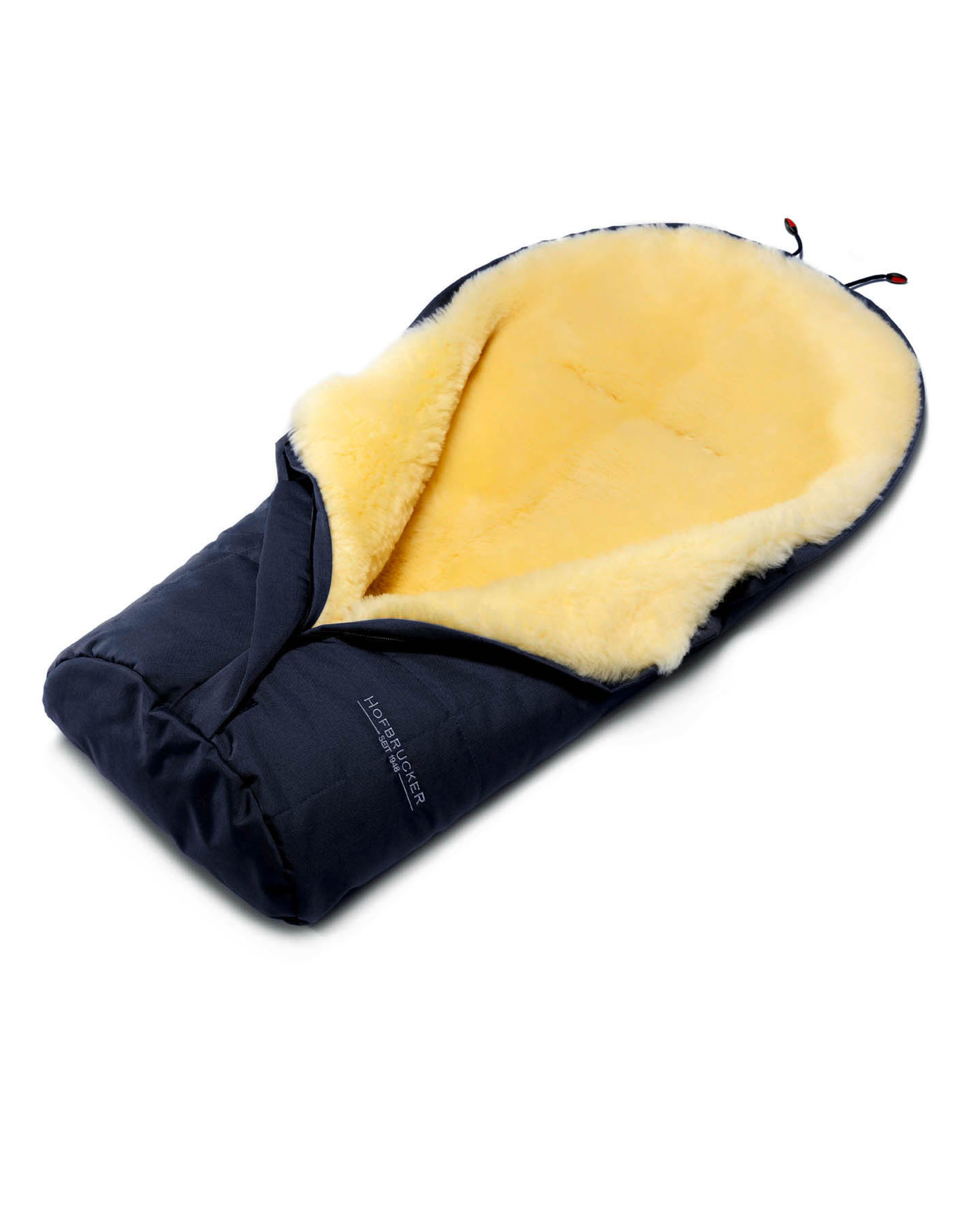 Lammfell Fußsack Beginner
