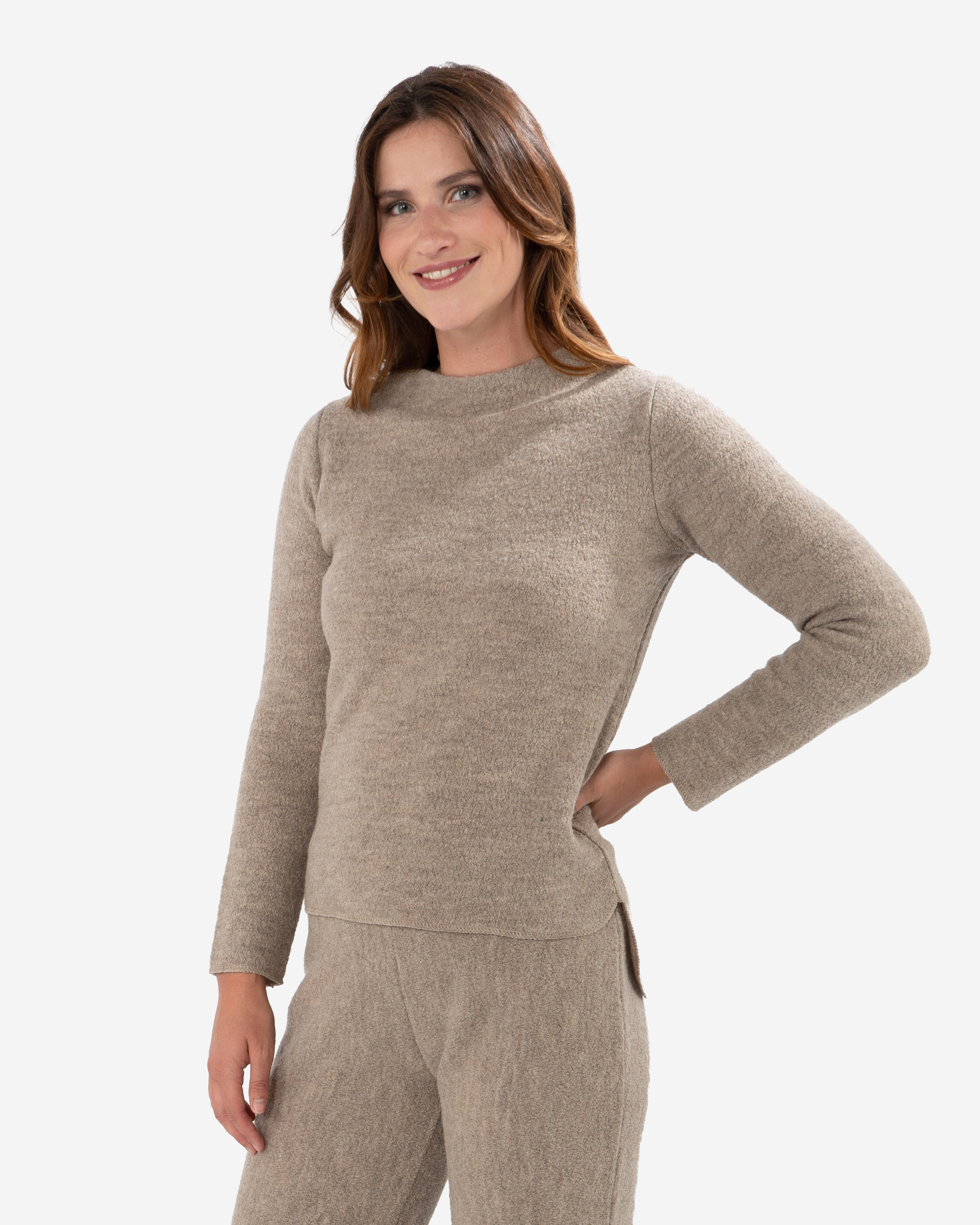 Wollkrepp Pullover