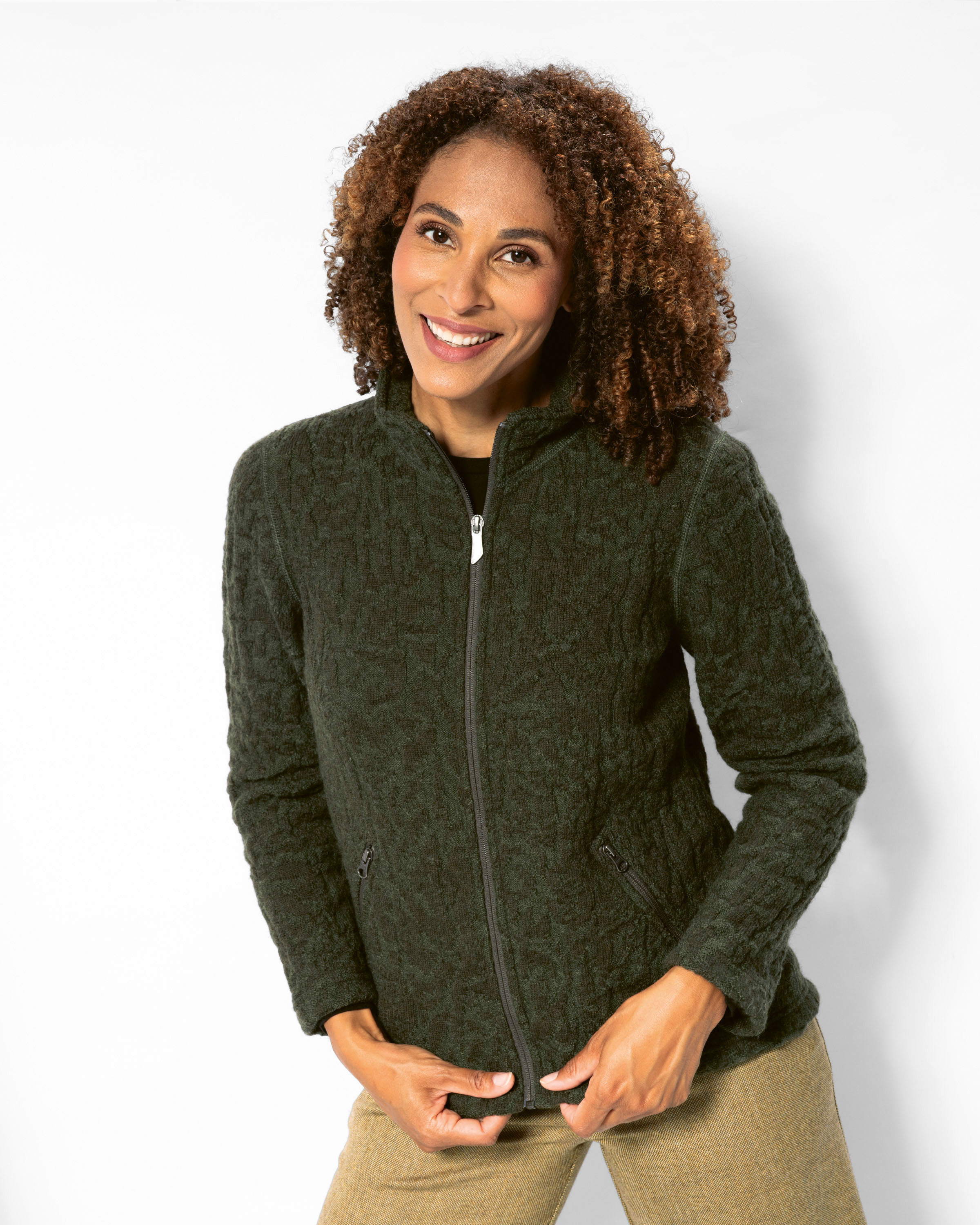 Jacquard Jacke
