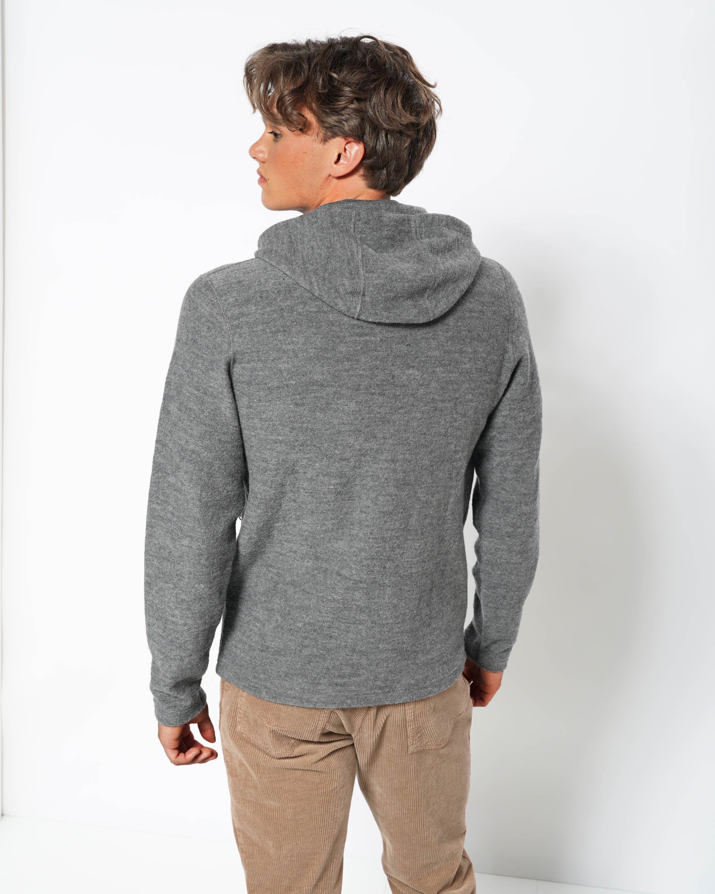 Walkjacke mit Kapuzev